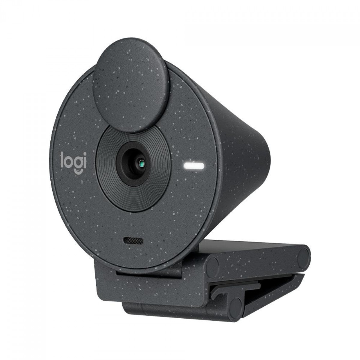 Webcam Logitech Brio 300, Full HD 1080P, 30 FPS, USB-C, Grafite, 960-001413