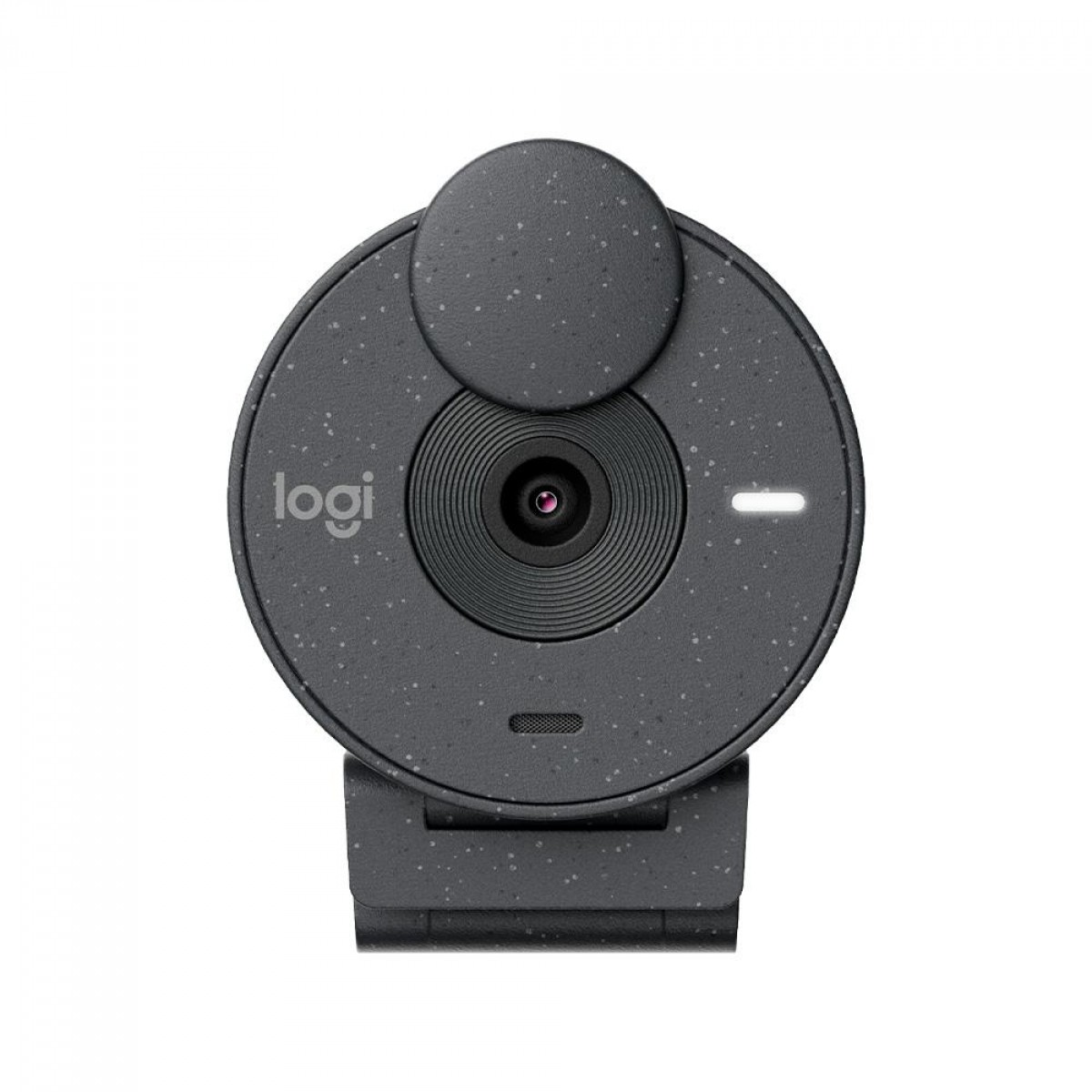 Webcam Logitech Brio 300, Full HD 1080P, 30 FPS, USB-C, Grafite, 960-001413