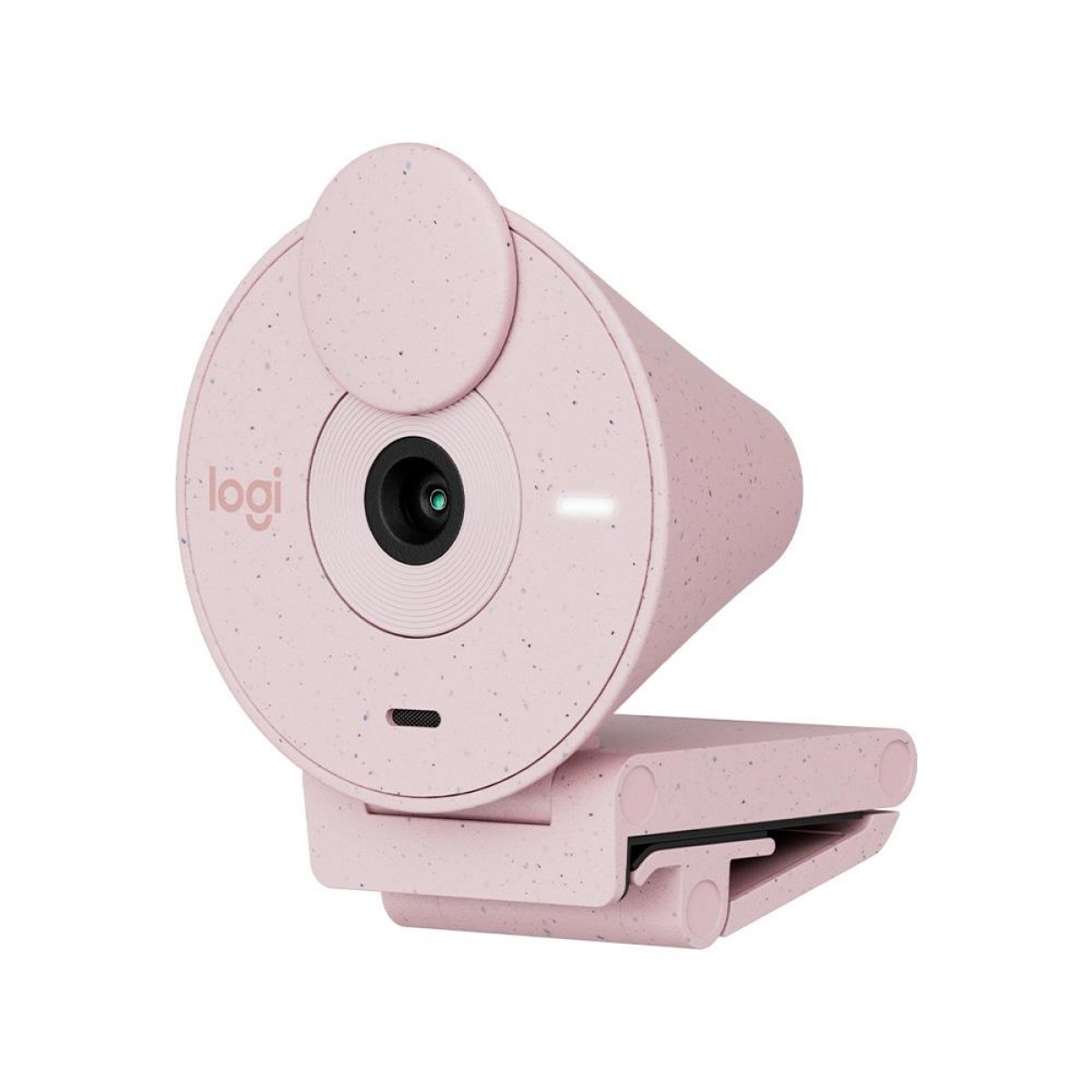 Webcam Logitech Brio 300, Full HD 1080P, 30 FPS, USB-C, Rosa, 960-001446