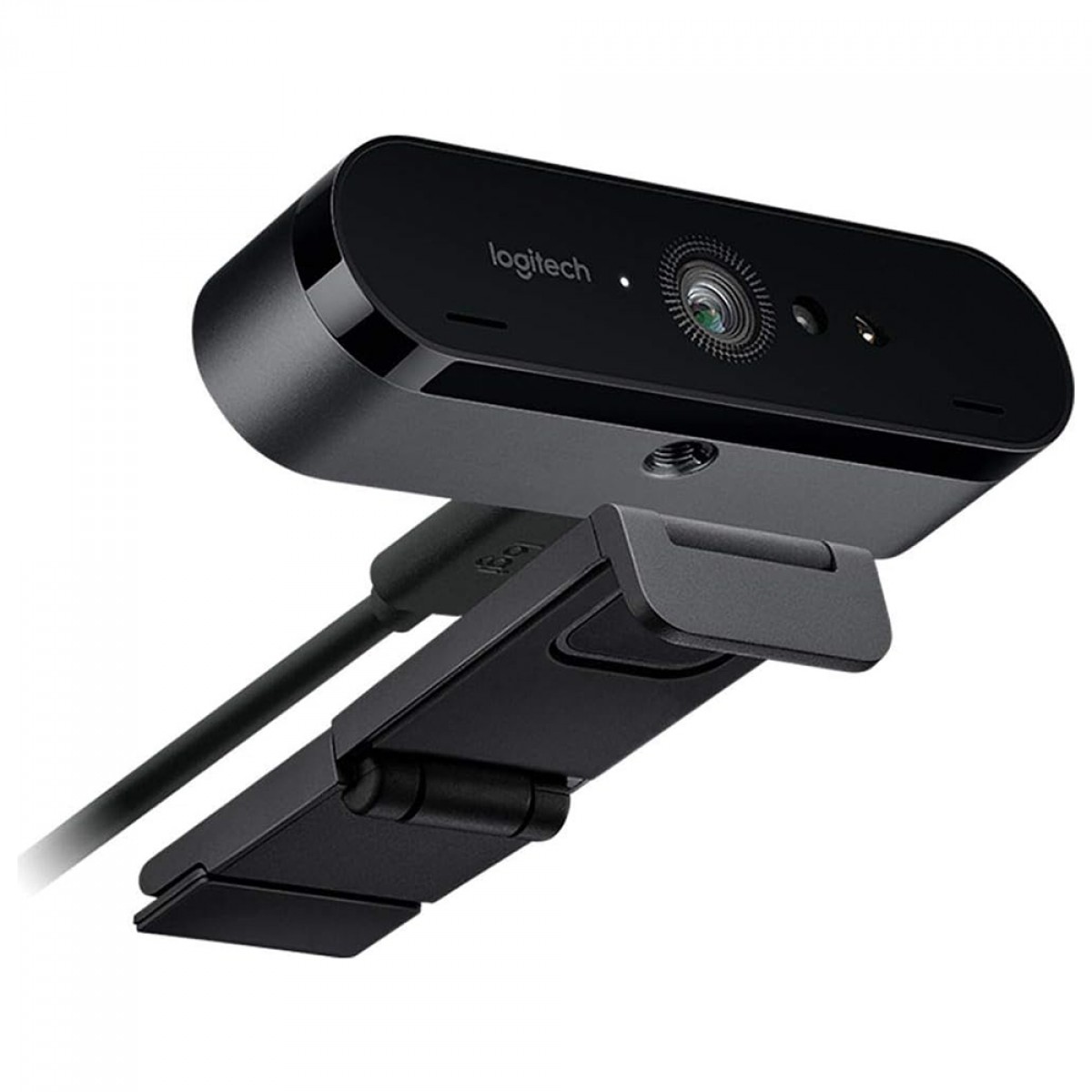 Webcam Logitech Brio 4K, Ultra HD, HDR, 90 FPS, Microfone, 960-001105