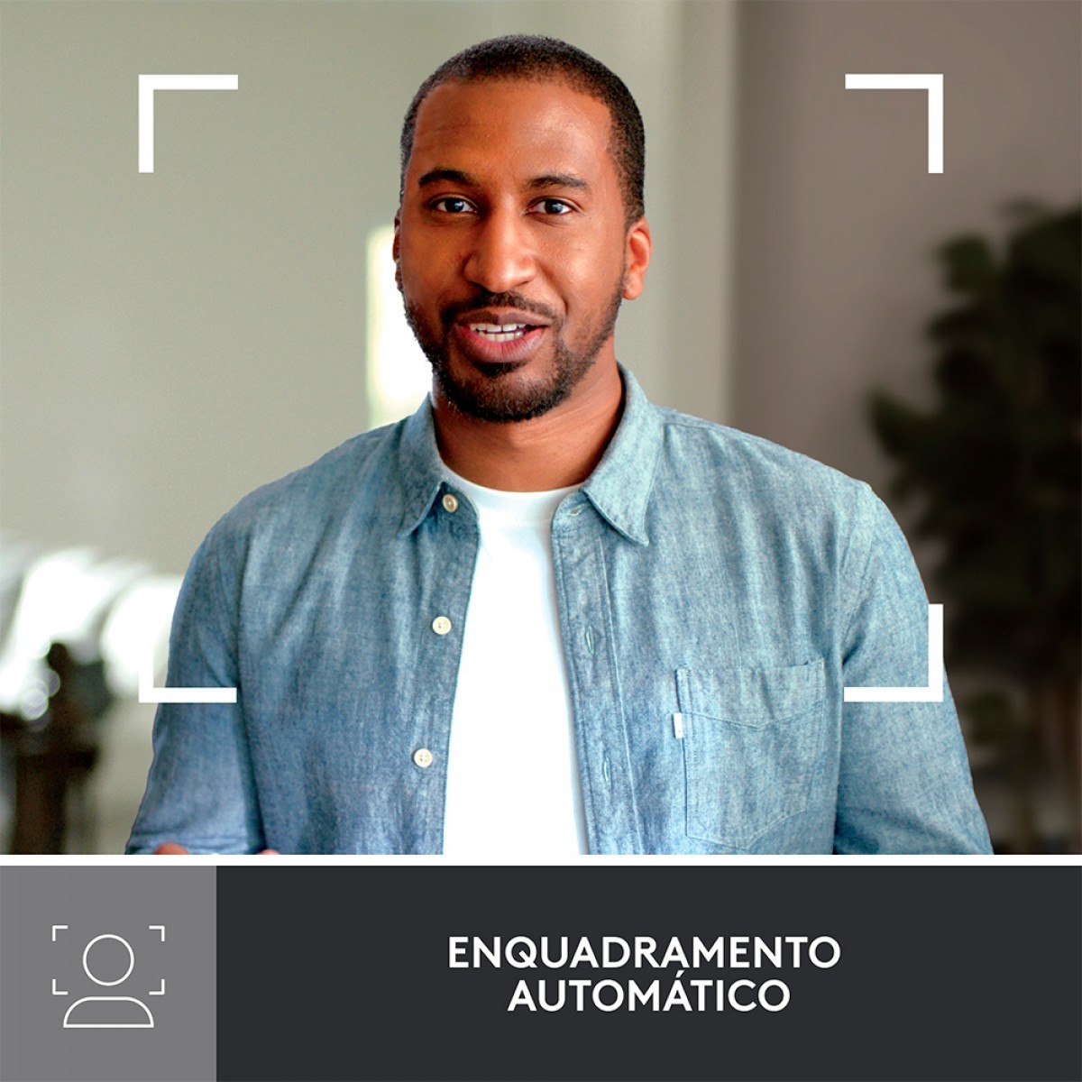 Webcam Logitech Brio 500, Full HD 1080P, 30 FPS, USB-C, Grafite, 960-001412