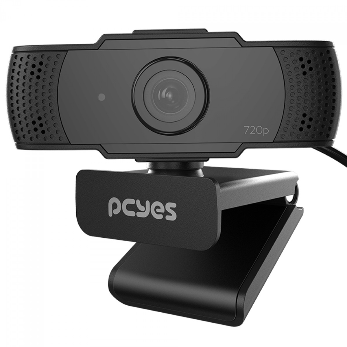 Webcam PCYES RAZA HD-03, HD, 30 FPS, USB, Com Microfone, Preto, RZHD03