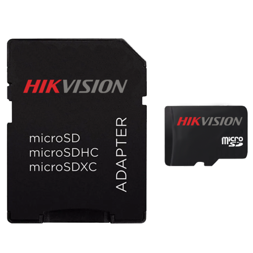 Cartão de Memória Hikvision Micro SDXC I, 128GB, V30, Class 10, HS-TF-C1/128G - COM ADAPTADOR
