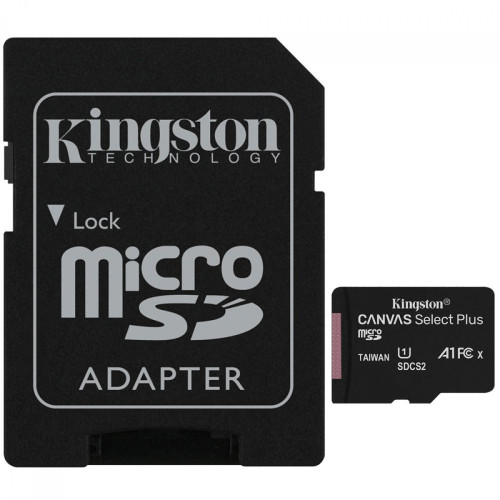 Cartão de Memória Kingston Micro SDHC 32GB, V10, SDCS2/32GB - COM ADAPTADOR
