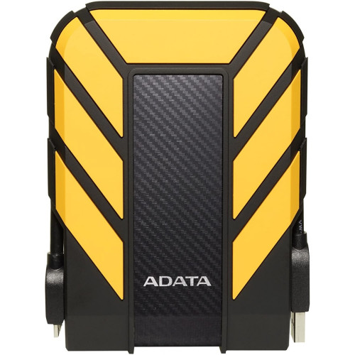 HDD Externo Portátil Adata 1TB, USB 3.2, Amarelo, AHD710P-1TU31-CYL