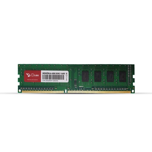 Memória DDR3 Duex, 4GB, 1600Mhz Red, DXN4GBR31600
