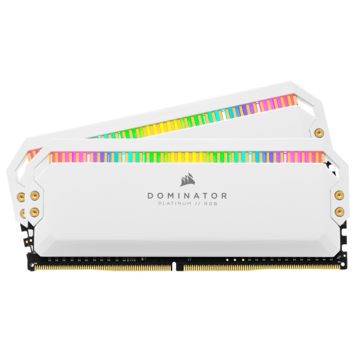 Memória DDR4 Corsair Dominator Platinum RGB, White, 32GB (2x16GB), 3200MHz, CMT32GX4M2C3200C16W