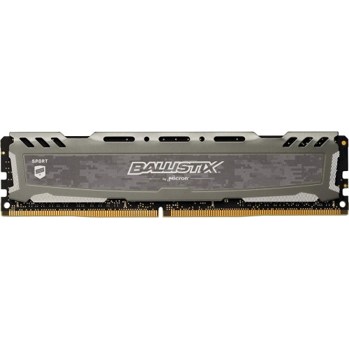 Memória DDR4 Crucial Ballistix Sport Lt, 16GB 2666MHz, Grey, BLS16G4D26BFSB