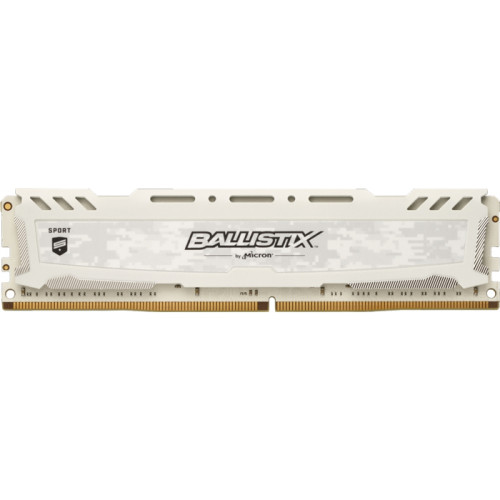 Memória DDR4 Crucial Ballistix Sport Lt, 16GB 3000MHz, White, BLS16G4D30AESC