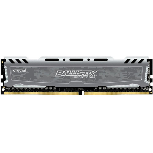 Memória DDR4 Crucial Ballistix Sport LT, 4GB 2666MHz, Grey, BLS4G4D26BFSB