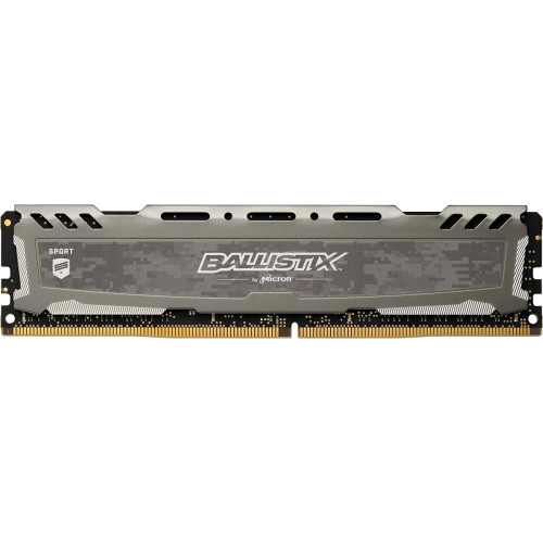Memória DDR4 Crucial Ballistix Sport LT, 8GB 2400MHz, Grey, BLS8G4D240FSBK