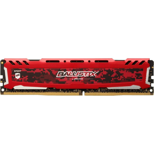 Memória DDR4 Crucial Ballistix Sport Lt, 16GB 3200MHz, Red, BLS16G4D32AESE