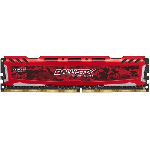 Memória DDR4 Crucial Ballistix Sport LT, 4GB 2400MHz, Red, BLS4G4D240FSE