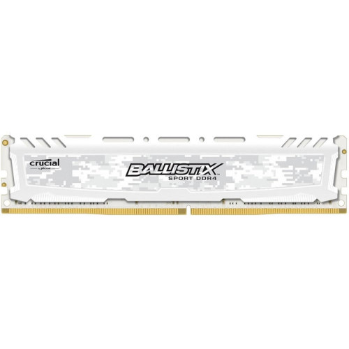 Memória DDR4 Crucial Ballistix Sport LT, 8GB 2400MHz, White, BLS8G4D240FSCK