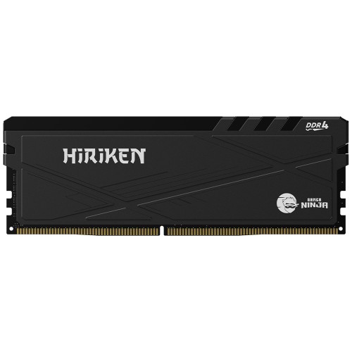 Memória DDR4 Gamer Ninja Hiriken, 8GB, 3200MHz, Preto, GN-RM-HK8G32C22BD4N