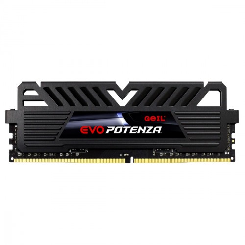 Memória DDR4 Geil Evo Potenza, 16GB, 3200MHz, Black, GAPB416GB3200C22SC