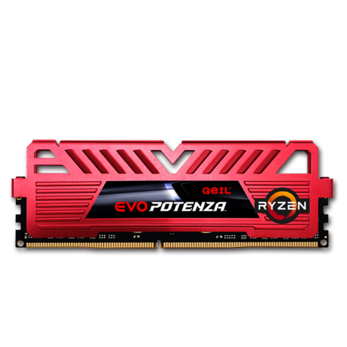 Memória DDR4 Geil Evo Potenza, 8GB 3000MHz, Red, GAPR48GB3000C16ASC