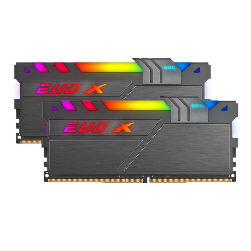 Memória DDR4 Geil EVO X II RGB SYNC 16GB (2x8GB) 3600mhz, GAEXSY416GB3600C18BDC
