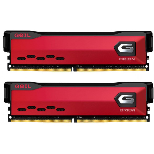 Memória DDR4 Geil Orion, 3200Mhz, 32GB (2x16GB), Red, GAOR432GB3200C16ADC