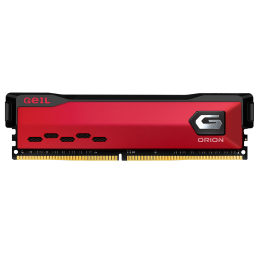 Memória DDR4 Geil Orion, 8GB 3600MHz, Red, GAOR48GB3600C18ASC