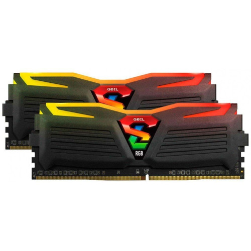 Memória DDR4 Geil Super Luce RGB, 16GB (2X8GB) 3000MHZ, GALS416GB3000C16ADC