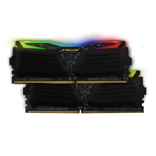 Memória DDR4 Geil Super Luce RGB TUF Gaming Alliance, 16GB (2x8GB), 3000MHz, GLTS416GB3000C16ADC