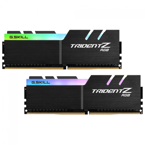 Memória DDR4 G.Skill Trident Z RGB, 16GB (2x8GB), 3200Mhz, Black, F4-3200C16D-16GTZRX