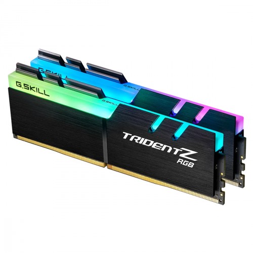 Memória DDR4 G.Skill Trident Z, RGB, 32GB (2x16GB) 3600MHz, F4-3600C18D-32GTZR