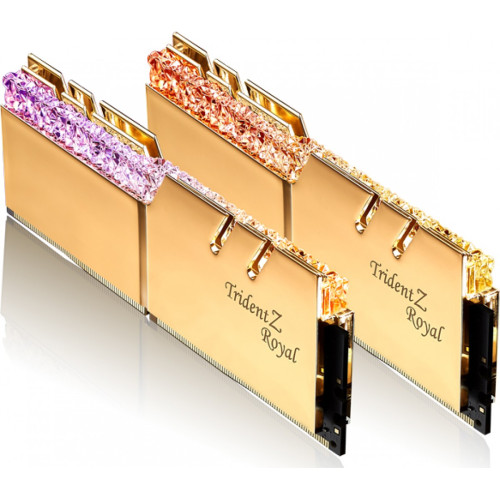 Memória DDR4 G.Skill Trident Z Royal, 16GB (2X8GB) 3200MHz, F4-3200C16D-16GTRG