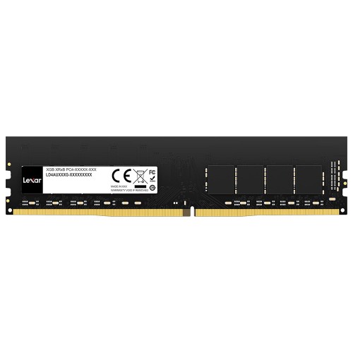 Memória DDR4 Lexar, 8GB, 3200Mhz, Black, LD4AU008G-B3200GSST