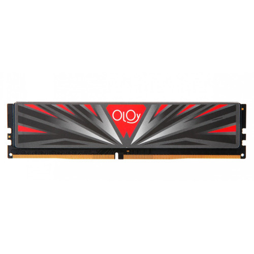 Memória DDR4 OLOy Hummingbird, 16GB, 2666MHZ, Red/Black, MD4U162619BBSA