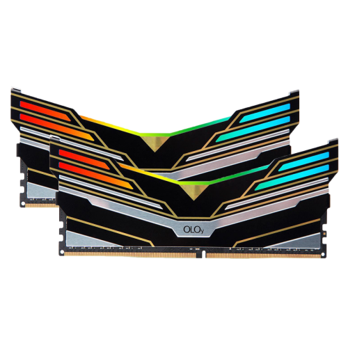 Memória DDR4 OLOy WarHawk Black, 16GB (2x8GB), 3000MHZ, RGB, MD4U083016BEDA