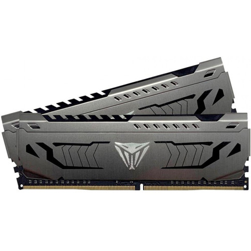 Memória DDR4 Patriot Viper Steel, 16GB (2x8GB) 3200MHz, Gray, PVS416G320C6K