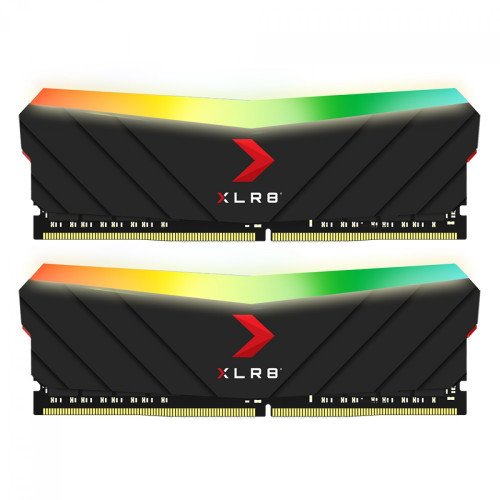 Memória DDR4 PNY XLR8 RGB Gaming, 16GB (2x8GB), 3600MHZ, MD16GK2D4360016XRGB