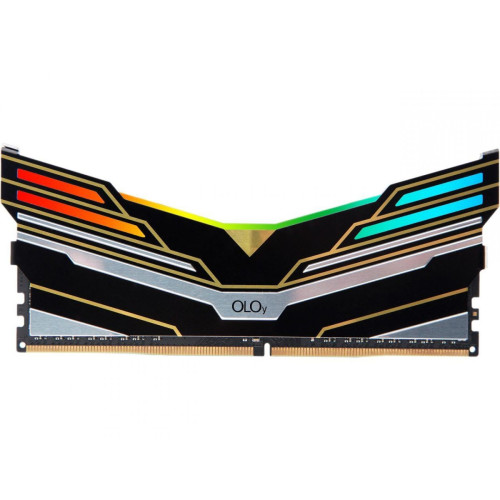 Memória DDR4 OLOy WarHawk Black, 16GB, 3200MHZ, RGB, ND4U1632161DE0SA