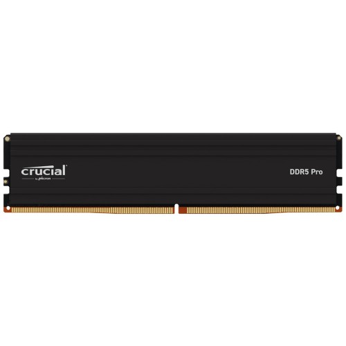 Memória DDR5 Crucial Pro, 16GB, 6000MHz, Preto, CP16G60C48U5