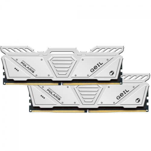 Memória DDR5 Geil Polaris, 32GB (2x16GB), 5200MHz, White, GOW532GB5200C42DC