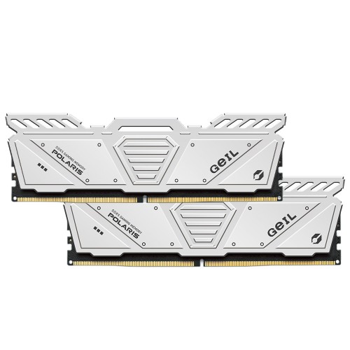 Memória DDR5 Geil Polaris, 32GB (2x16GB), 5600MHz, White, GOW532GB5600C38ADC