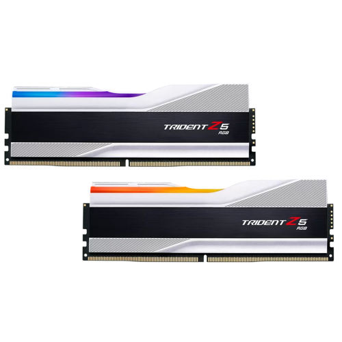 Memória DDR5 G.Skill Trident Z5 RGB, 32GB (2x16GB), 5200MHz, Silver, F5-5200J4040A16GX2-TZ5RS