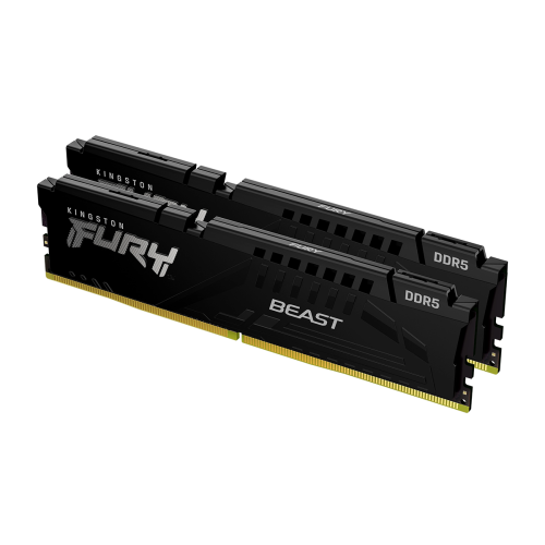 Memória DDR5 Kingston FURY Beast, 32GB (2x16GB), 5200MHz, Black, KF552C40BBK2-32