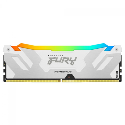 Memória DDR5 Kingston Fury Renegade, RGB, 16GB, 6400Mhz, White, KF564C32RWA-16
