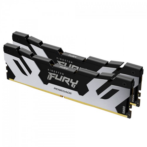 Memória DDR5 Kingston Fury Renegade Silver, 32GB (2x16GB), 7200MHz, KF572C38RSK2-32