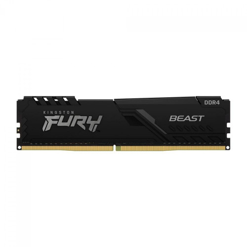 Memória Kingston Fury Beast, 8GB, 3000Mhz, DDR4, Preto, KF430C15BB/8