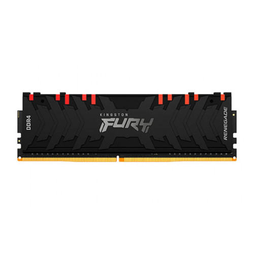 Memória Kingston DDR4 Fury Renegade RGB, 8GB, 3200Mhz, Preto, KF432C16RBA/8