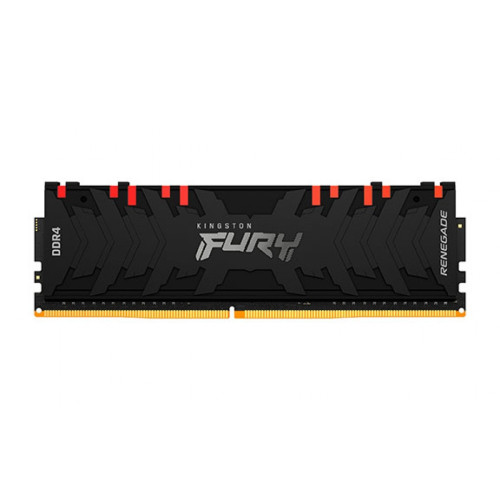 Memória DDR4 Kingston Fury Renegade RGB, 8GB, 3600Mhz, Black, KF436C16RBA/8