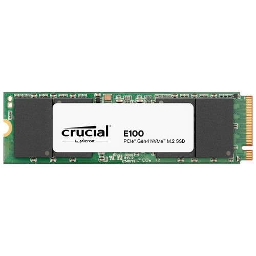 SSD Crucial E100, 480GB, M.2 2280, PCIe 4.0, NVMe, Leitura 4700MBs Gravação 2500MBs, CT480E100SSD8