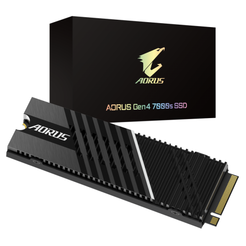 SSD Gigabyte Aorus Gen4 7000s, 2TB, M.2 2280, NVMe, Leitura 7000MBs e Gravação 6850MBs, GP-AG70S2TB