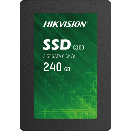 SSD Hikvision C100, 240GB, Sata III, Leitura 550MBs e Gravação 450MBs, HS-SSD-C100/240G