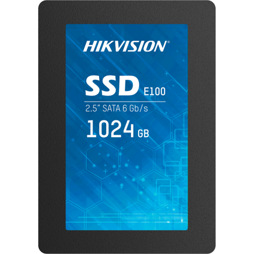 SSD Hikvision E100 1TB, SATA III Leitura 560MBs e Gravação 500MBs, HS-SSD-E100-1024GB