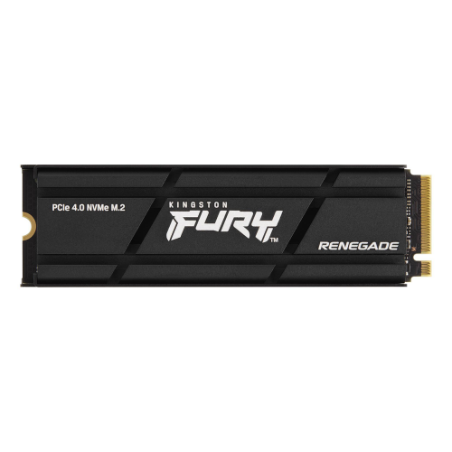 SSD Kingston Fury Renegade, 500GB, M.2 NVMe, 2280, Leitura 7300MBs e Gravação 3900MBs, Com Dissipador, SFYRSK/500G